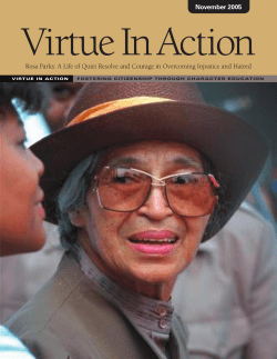 Rosa Parks - Virtue in Action