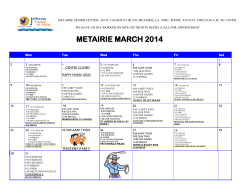 METAIRIE MARCH 2014