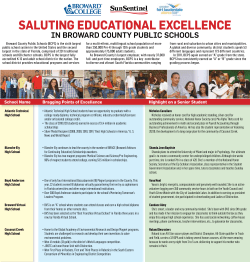 Saluting Educational ExcEllEncE