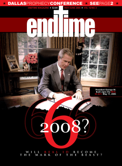 Endtime Magazine - May/June 2006