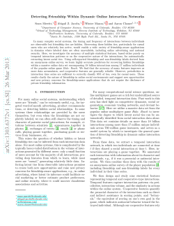 Detecting Friendship Within Dynamic Online Interaction Networks