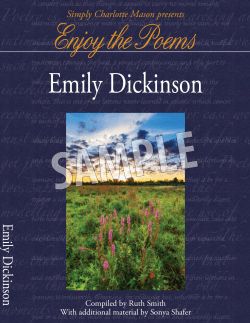 Enjoy the Poems of Emily Dickinson sample