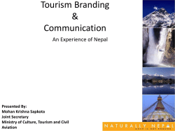 Tourism Branding and Communication