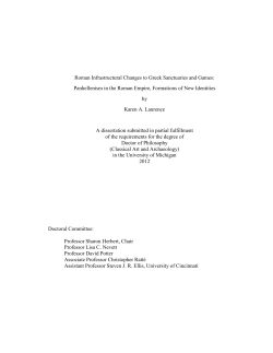 Panhellenism in the Roman Empire, Formations of New