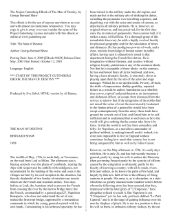 The Project Gutenberg EBook of The Man of