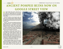 ANCIENT PoMPEII RUINs Now oN GooGlE sTREET VIEw