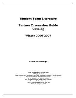 Talent Development Partner Discussion Guide