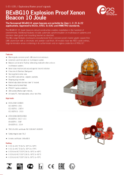 BExBG10 Explosion Proof Xenon Beacon 10 Joule
