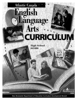 English Language Arts Curriculum