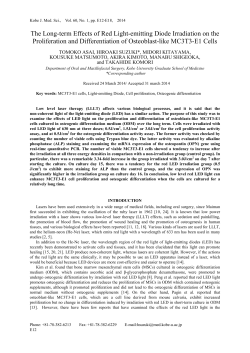 The Long-term Effects of Red Light-emitting Diode Irradiation on the