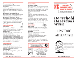 Household Hazardous Waste