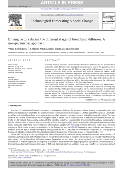 Driving factors during the different stages of broadband diffusion: A
