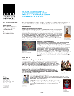 sofa new york announces special exhibitions and