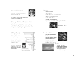 Early Earth and origins of life