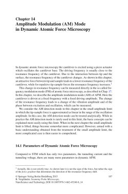 Amplitude Modulation (AM) Mode in Dynamic Atomic Force