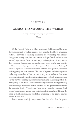 The Genius Myth Revised (Fall 2016).indd
