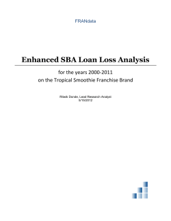 Enhanced SBA Loan Loss Analysis