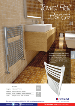 Towel Rail Range
