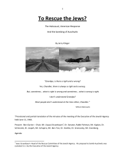 To Rescue the Jews - the Holocaust, American Response and the
