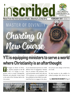 YTI is equipping ministers to serve a world where Christianity is an