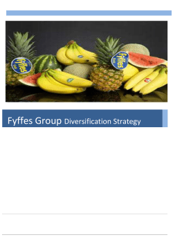 Fyffes Group Diversification Strategy