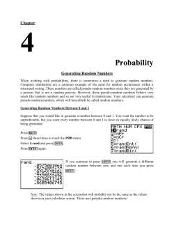 Introductory Statistics on the TI-83
