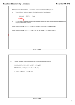 Equatioon Stiochiometry 1.notebook