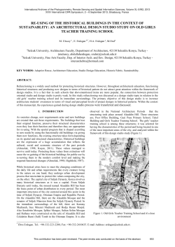 an architectural design studio study on old girls teacher