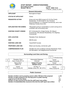 ANEX 10-01 Myrtlewood - the City of Myrtle Beach