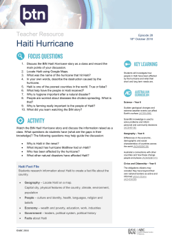 Haiti Hurricane