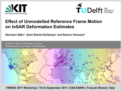 Effect of Unmodelled Reference Frame Motion