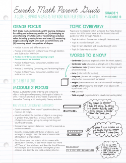 Eureka Math Parent Guide