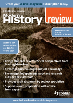 Order your A-level magazine subscription today. Brings students