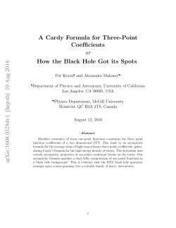 A Cardy Formula for Three-Point Coefficients or How the Black Hole