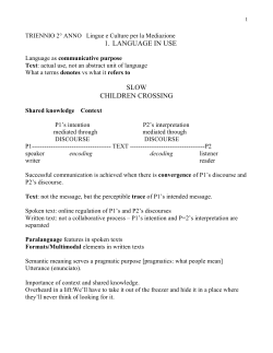 1. language in use slow children crossing