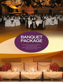 Ardrossan banquet package and hub maps