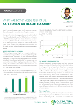 May 2016 - Old Mutual Investment Group