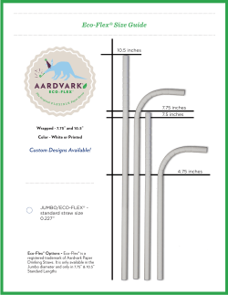 Eco-Flex&reg; Size Guide
