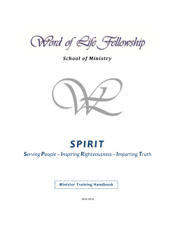 spirit - Word of Life Fellowship