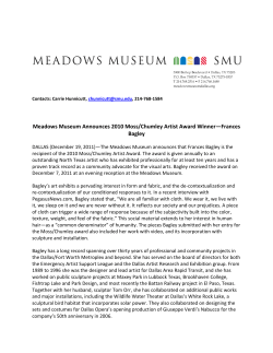 Frances Bagley - Meadows Museum