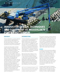 innovative design, techniques and equipment at