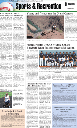 Summersville USSSA Middle School Baseball Team finishes