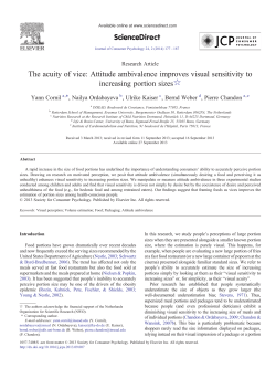 The acuity of vice: Attitude ambivalence improves