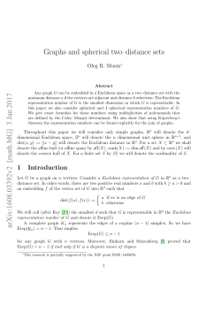 Graphs and spherical two