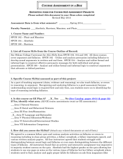 Spring 2014 SPCH-102104106 Student Learning