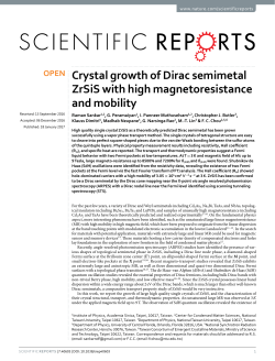 Crystal growth of Dirac semimetal ZrSiS with high