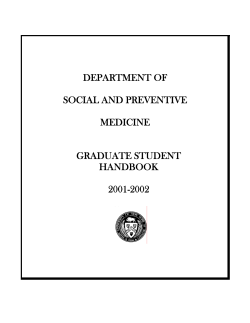 2001-2002 - School of Public Health and Health Professions