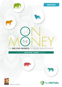 THE BIG FIVE SECRETS OF MONEY MANAGEMENT