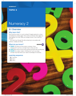 Numeracy 2