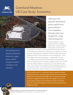 Greenland Meadows LID Case Study: Economics